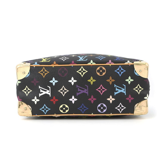 Louis Vuitton Monogram Multicolore Trouville Handbag M92662 LOUIS VUITTON Black - Picture 3 of 10